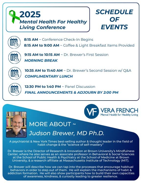 2025 Mental Health for Healthy Living Conference - Vera French
