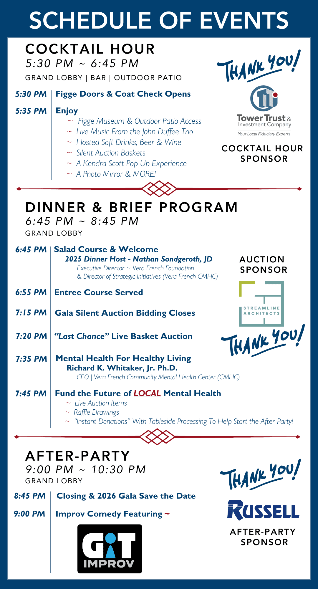 2025 Vera French Gala SCHEDULE 1080 x 2000 px