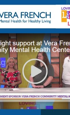 Recovery Community Center Davenport team Kelsey Dawson and Keith Hansen featured on Living Local discussing recovery support services.