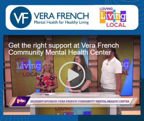 Recovery Community Center Davenport team Kelsey Dawson and Keith Hansen featured on Living Local discussing recovery support services.