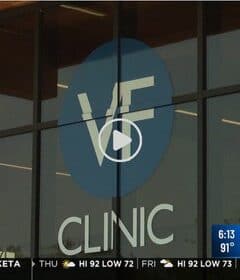 KWQC screenshot of the Vera French Clinic at Central Park