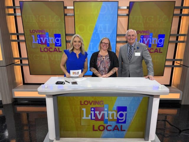 Shayla Weinbrandt and Dr. Rich Whitaker discuss Assertive Community Treatment Davenport services during a Living Local television interview.